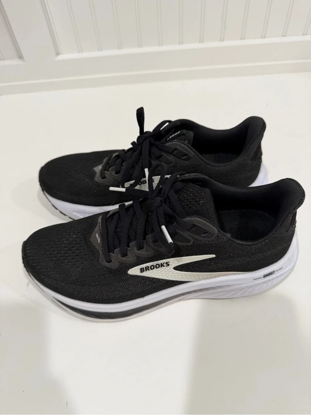 Brooks Ghost Women’s Running Shoes - Black and White